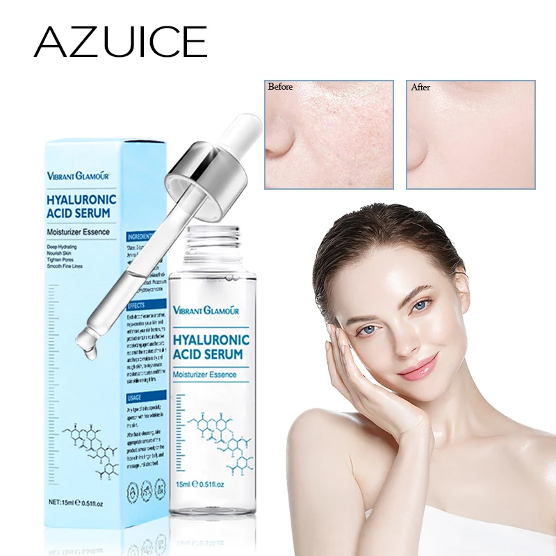 

VIBRANT GLAMOUR Hyaluronic Acid Essence Whitening Moisturizing Anti-aging Shrink Pores Oil Control Acne Korean Skin Care Product