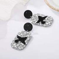 cartoon cute rabbit swallow ear stud earring for women chinese style lovely animal handmade stud earring girls gift