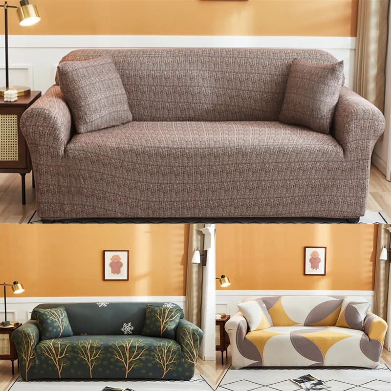 

Printed Elastic Sofa Slipcovers Sofa Covers for Living Room 1/2/3/4 Seats Corner Sofa Towel Couch Cover Furniture Slipcover