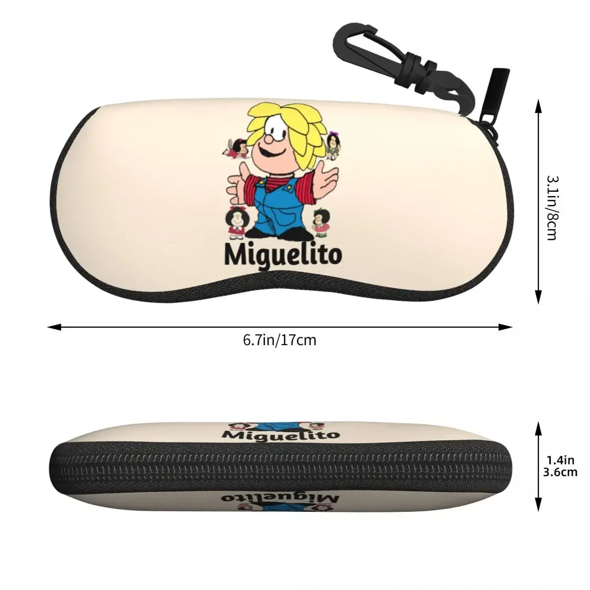 Чехол для очков Miguelito Mafalda Friends Shell мужчин и женщин модный чехол Quino Manga
