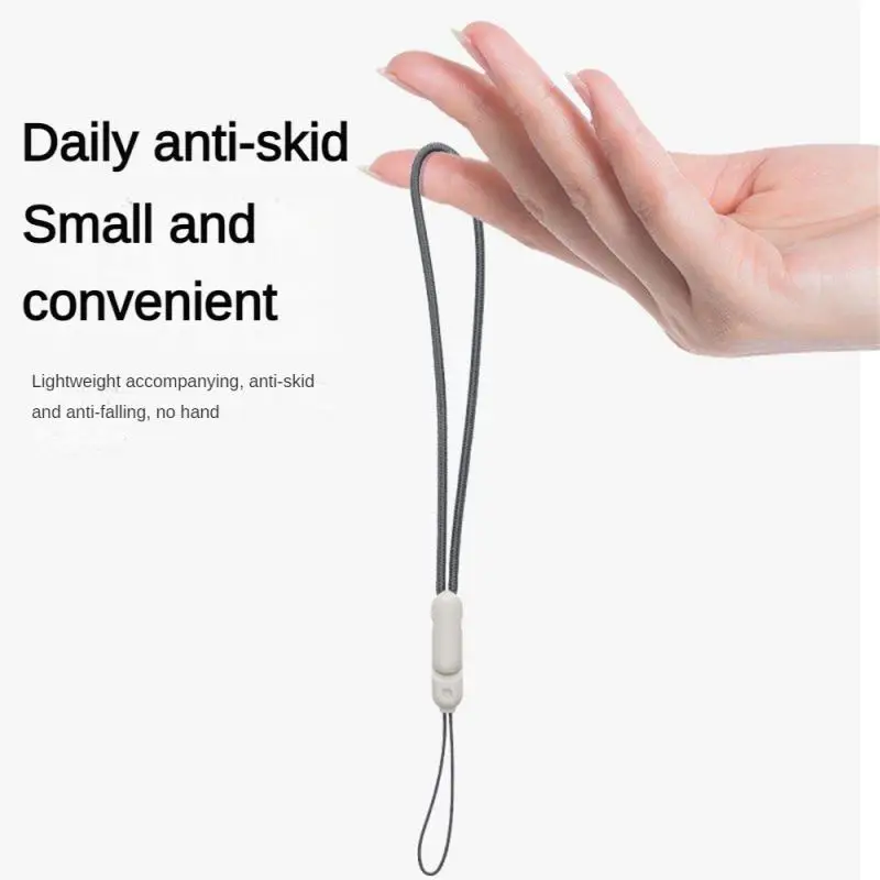 

Anti-lost Anti-lost Rope Nylon Nylon Rope Portable Anti-drop Rope Small Mobile Phone Accessories Tenacity Headphone Lanyard Grey