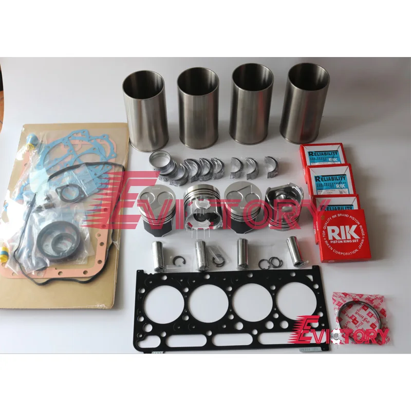 

For kubota V2203T V2203M V2203 rebuild kit piston ring liner gasket bearing