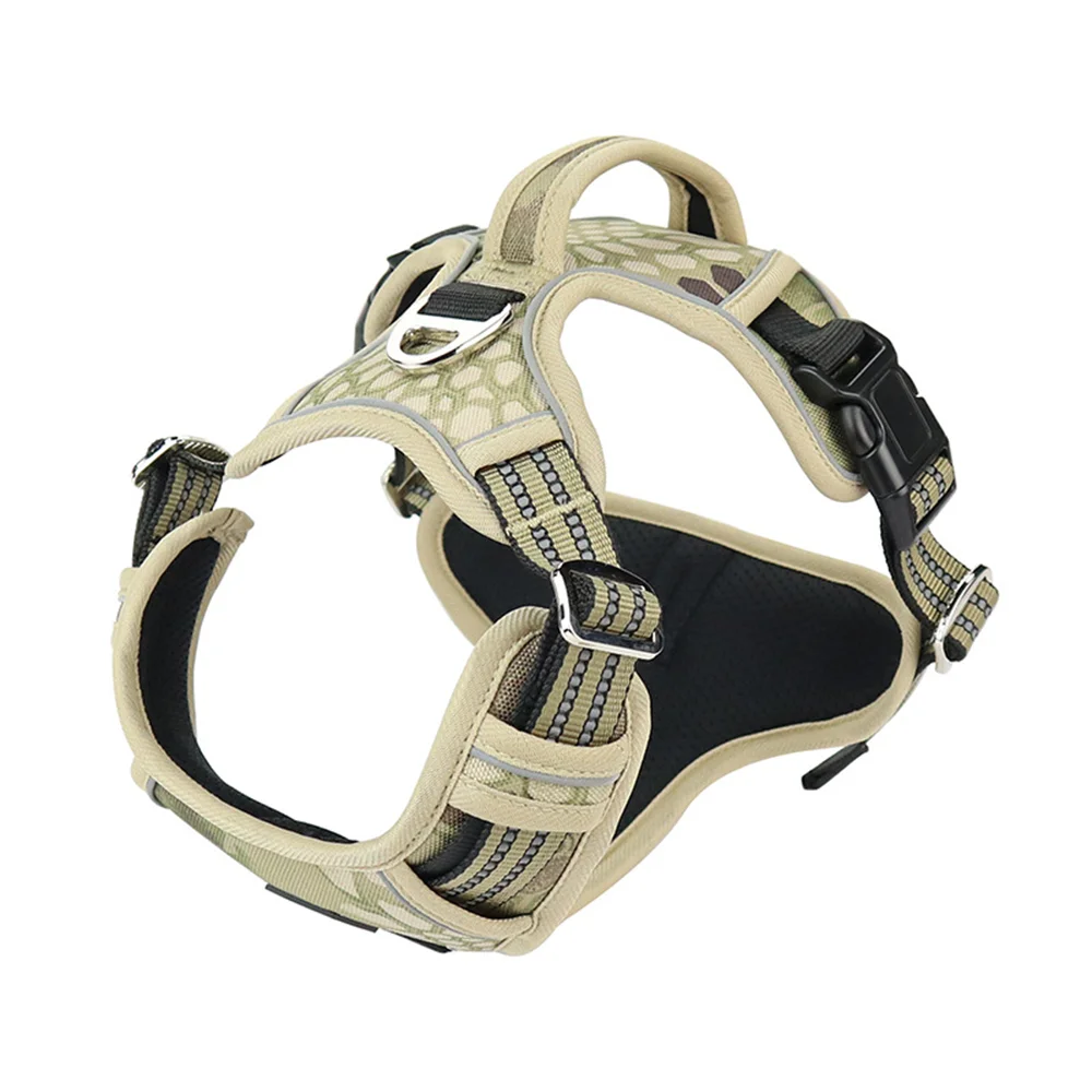 

Dog Harness Adjustable Outdoor For Small Medium Large Dogs Chest Straps Safety Reflective Strips Control Pet Speed Dog Supplies