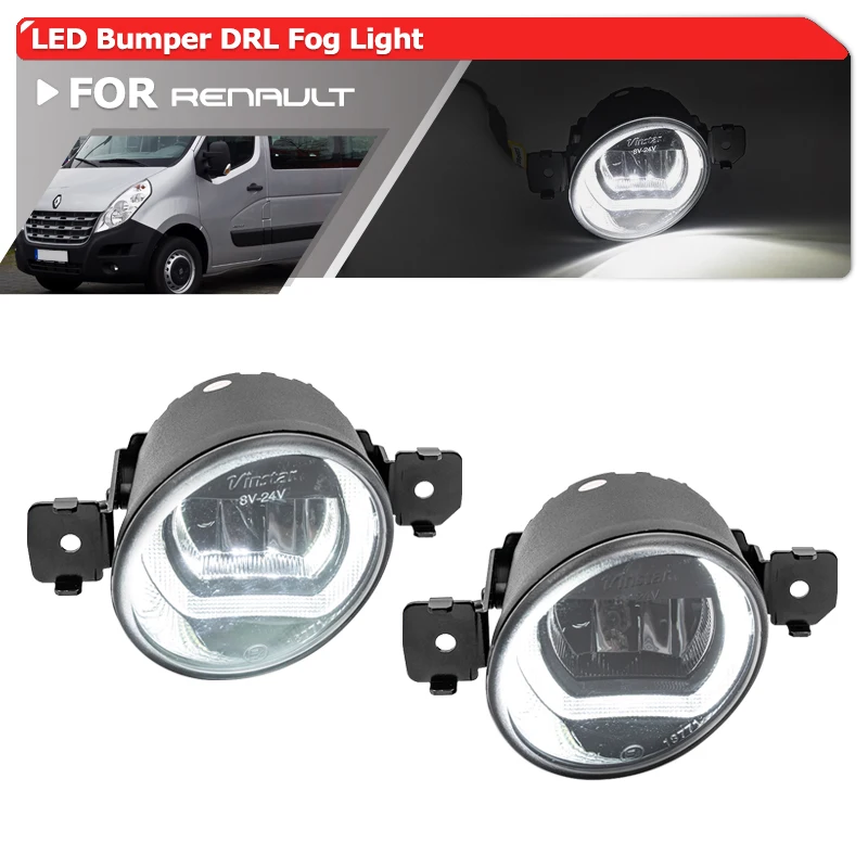 

Для Renault Master Van II фаза 2 фазы 3/ Master III 2003-вверх передний бампер светодиодный для парковки дневных ходовых огней противотуманный комплект