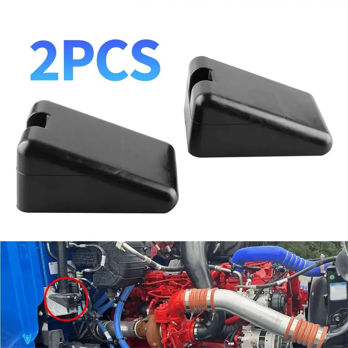 2 шт. L85-6081 M75681 Поддержка бампера капота для Peterbilt 567 579 Kenworth T680 T880