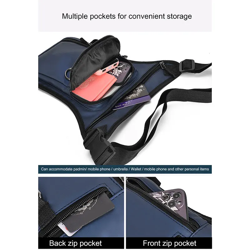 Waterproof Drop Leg Belt Bags Thigh Waist Pack Pouch Multi-Functional Outdoor Leisure Sports Hiking Motorcycle Bag