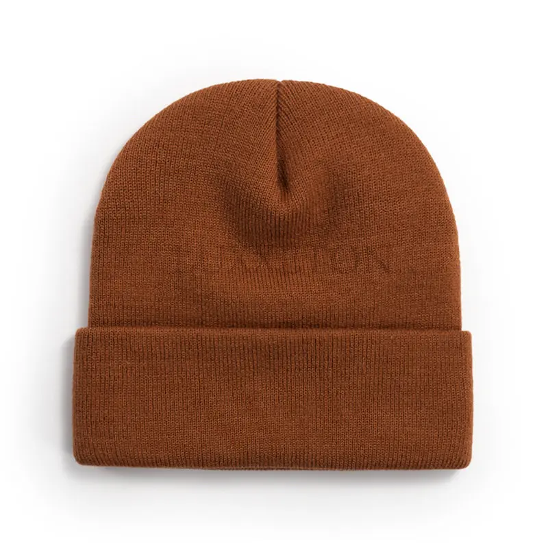 

Knitted Warm Beanies Winter Autumn Hats Solid Adult Warm Thick Bucket Hat Women Men Winter Accessories