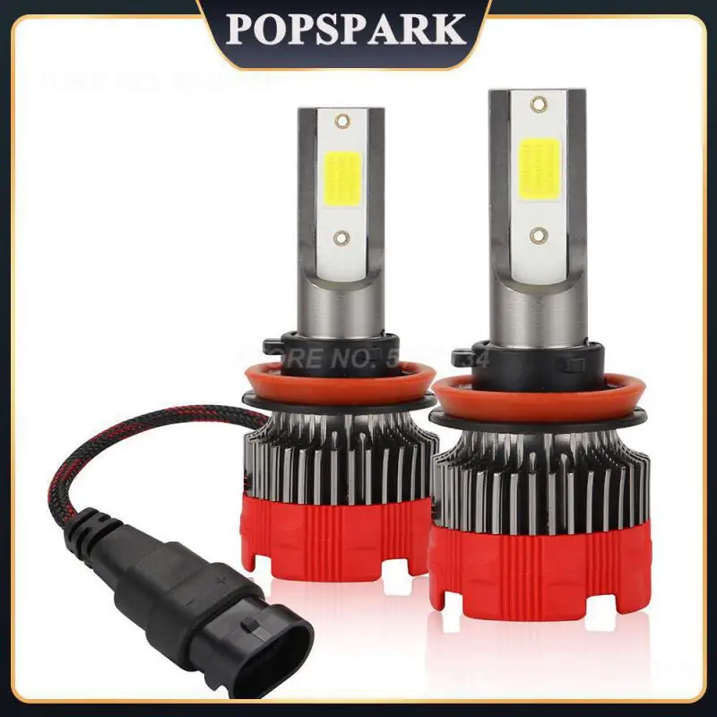 

H11/H7 Mini LED Headlight Bulbs Kit COB Bulb Real authentic 120W 26000LM Car Headlamp 12V Super bright 6000K White light