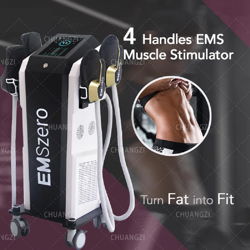 

New EMSZERO Beauty Items 6500W 14Tesla Hi-emt High Power 4 NEO Handles Body Sculpt EMS Muscle Stimulate DLS-Emslim Machine