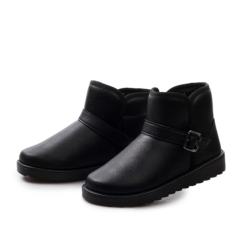 

Winter 2023 Men's Snow Boots Warm Boots Men's Boots Plus Velvet Padded Cotton Shoes Waterproof and Non-slip Shoes.