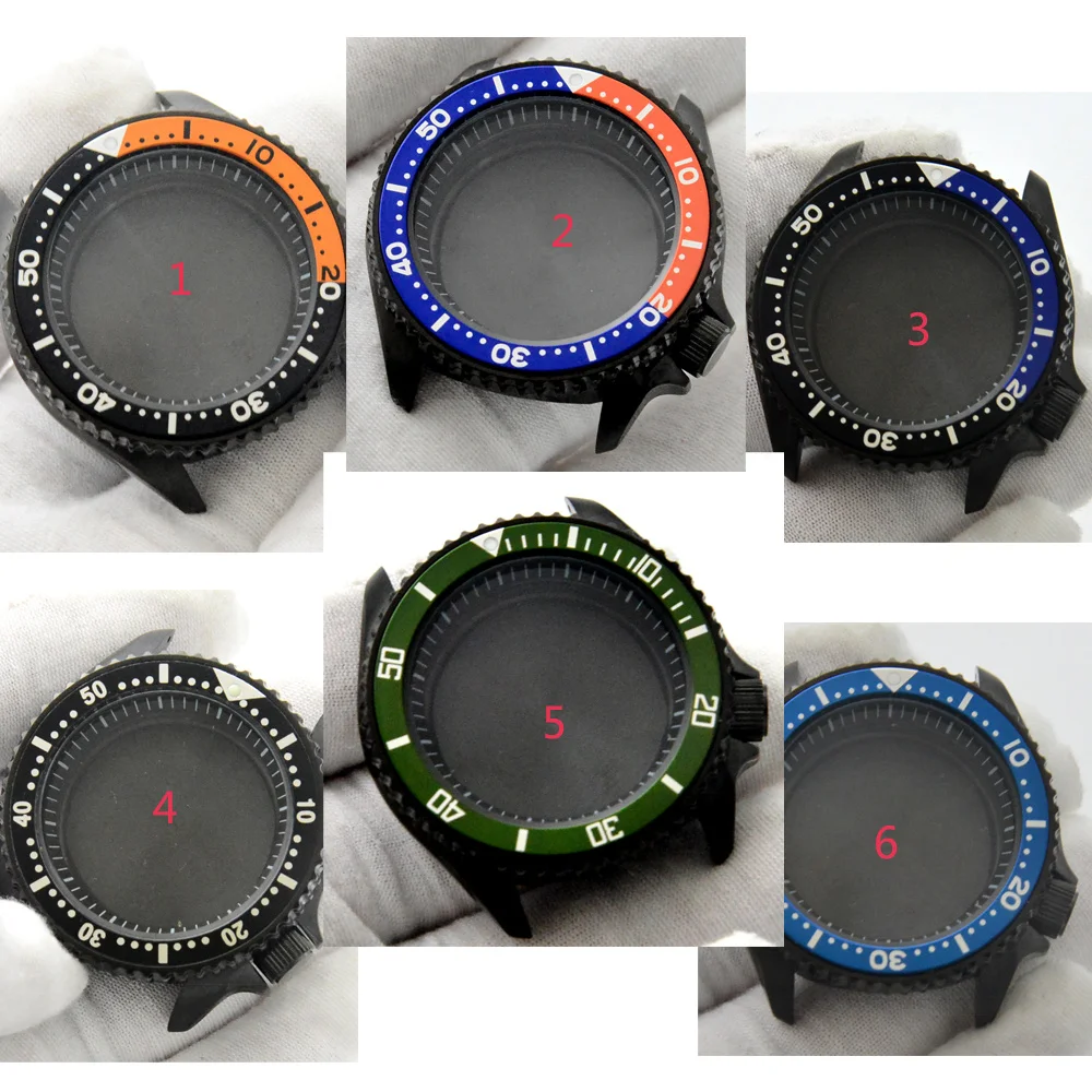 

Подходит для 007 Seiko NH35A, движение женское NH36A, ручная работа, точная сталь 316L, фотоэлектрическая черная модель Nh35, часы с ремешком 42 мм, внутрен...