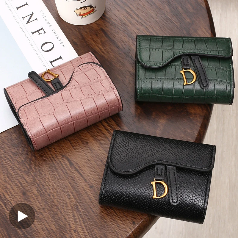 Credit Bank Business Card Holder Cardholder Small Women Wallet For Coin Purse Female Lady Girls Case Money Bag Perse Walet Wolet