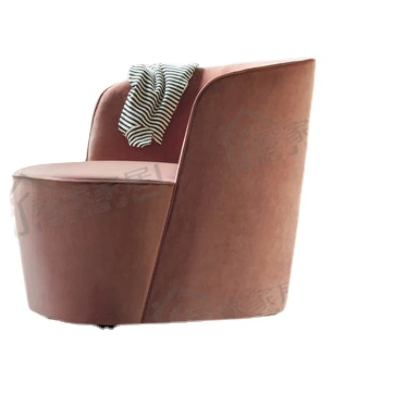 

YY Nordic Light Luxury Fabric Single Leisure Chair Hotel Reception Chair