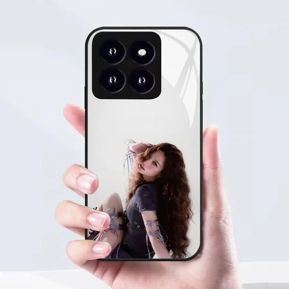 Фото Чехол для телефона Jisoo AMORTAGE S-singers-s для Xiaomi 17 15 14 13 12 Mi 11 X T Ultra Pro Lite 5G, черный, стеклянный №5