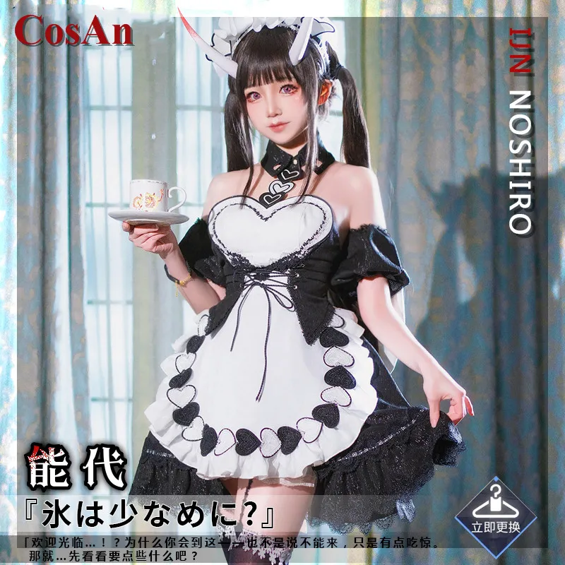 

CosAn Hot Game Azur Lane IJN Noshiro Cosplay Costume Sweet Lovely Maid Dress Female Activity Party Role Play Clothing S-XL