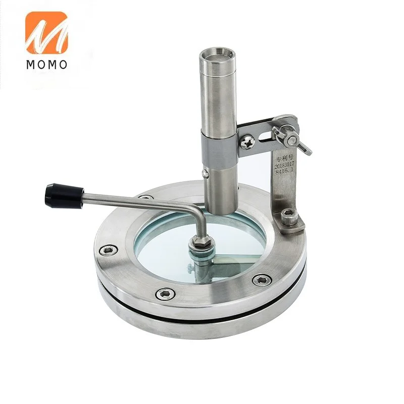 

Sanitary Stainless Steel Circular Tank Sight Glass Fittings With LED Lamp Weld-On