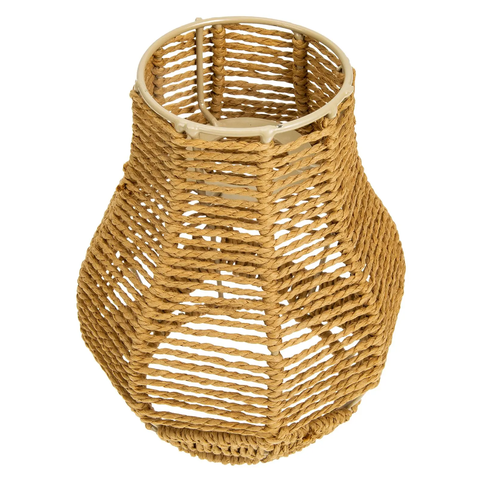 

Shade Lamp Light Cover Pendant Rattan Lampshade Ceiling Woven Chandelier Wicker White Black Shades And For Decor Table Lights