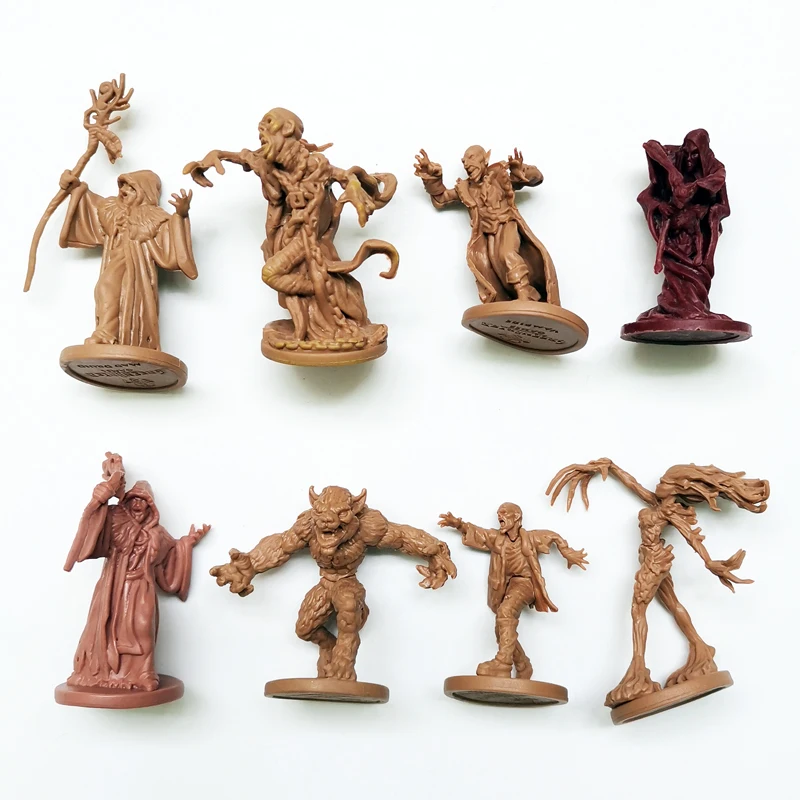 2/3Pcs War Game Chess Warrior Wizard Medusa Archer Monster Elf God Figure With Base Model Collection Toy Gift For Kid Boy Adult - купить по