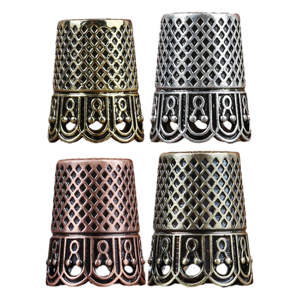 1 шт. винтажный наперсток для кольца металл латунь протектор пальцев швейные