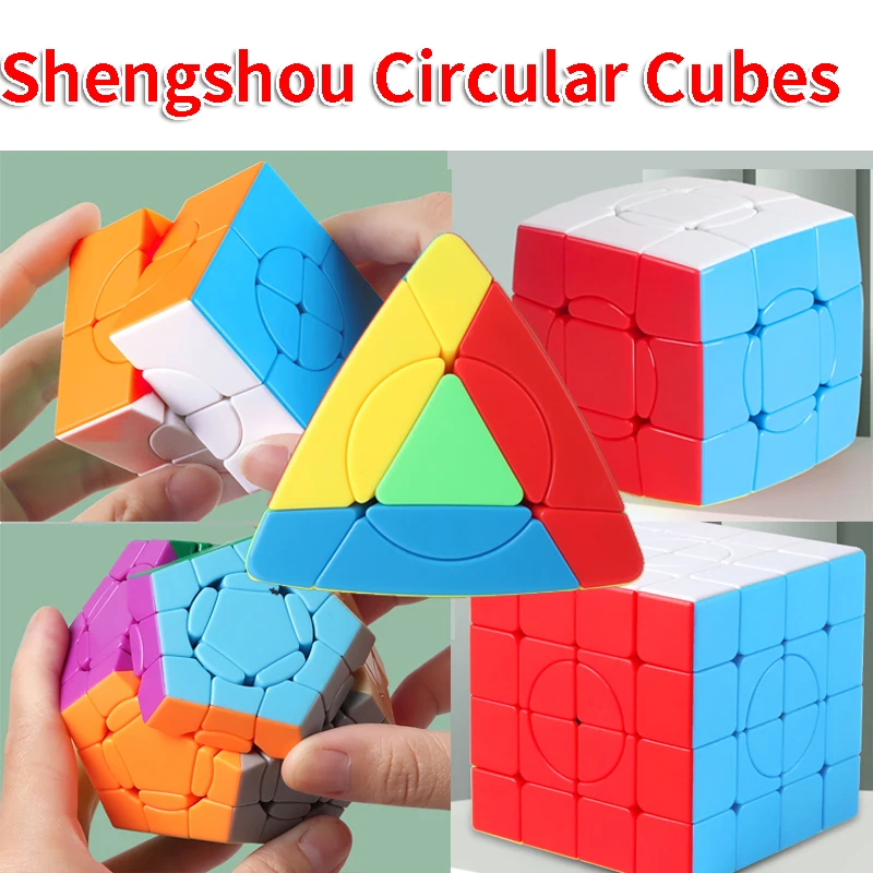 

New SengSo Circular 2x2 Cube Crazy Magic Tower Super 3x3 Puzzle 4x4 Educational Toys for Children Adult Crazy Mega DODECAHEDS