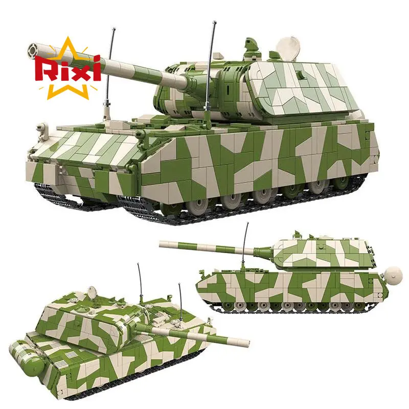 

2930pcs Military German Mouse Heavy Armored Tank Building Blocks With WW2 Army Soldiers Weapon Figure Bricks For Children Toy G