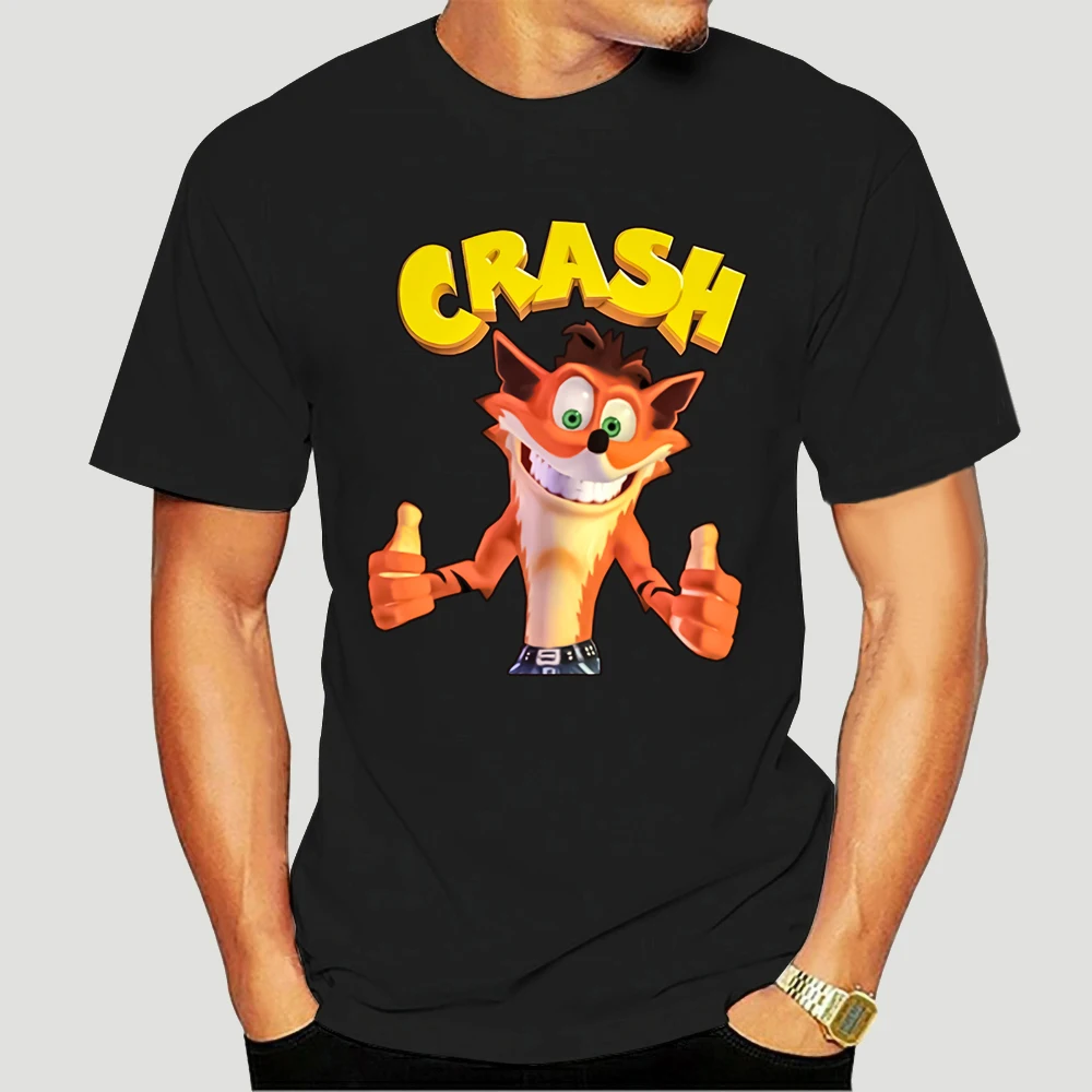 

Men T shirt Hot Summer funny cool Fashion Printed Hipster Tops T Shirt Crash Bandicoot Best Quality Costum Tshirt women 3602X