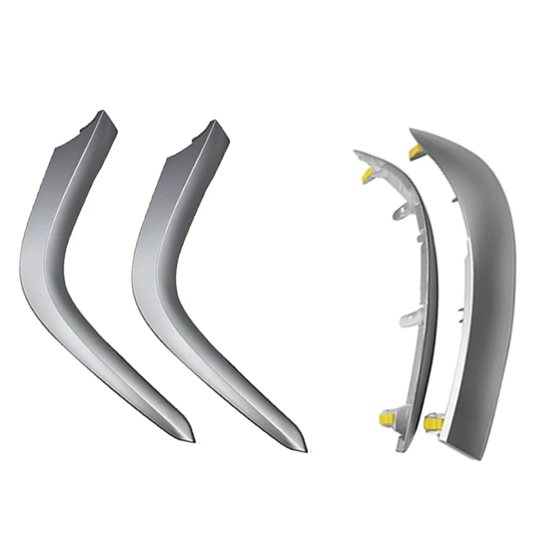 

4 Pcs Central Dashboard Trim Cover Strip A/C Outlet Panel For Corolla Altis 2007-2013