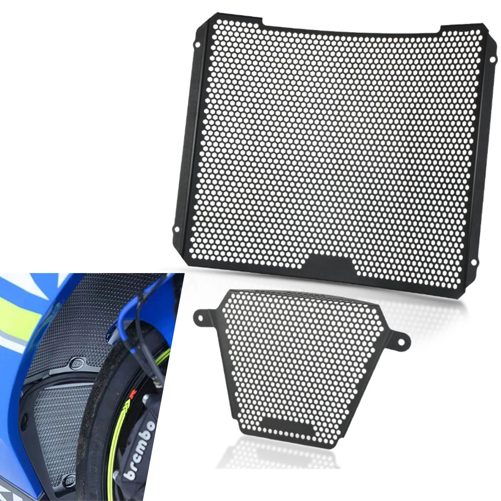 

Motorcycle Radiator Grille Guard Protector Cover GSX-R1000R GSX R1000R GSX-R1000 GSXR1000 Oil Cooler Guard 2017 2018 2019 2020
