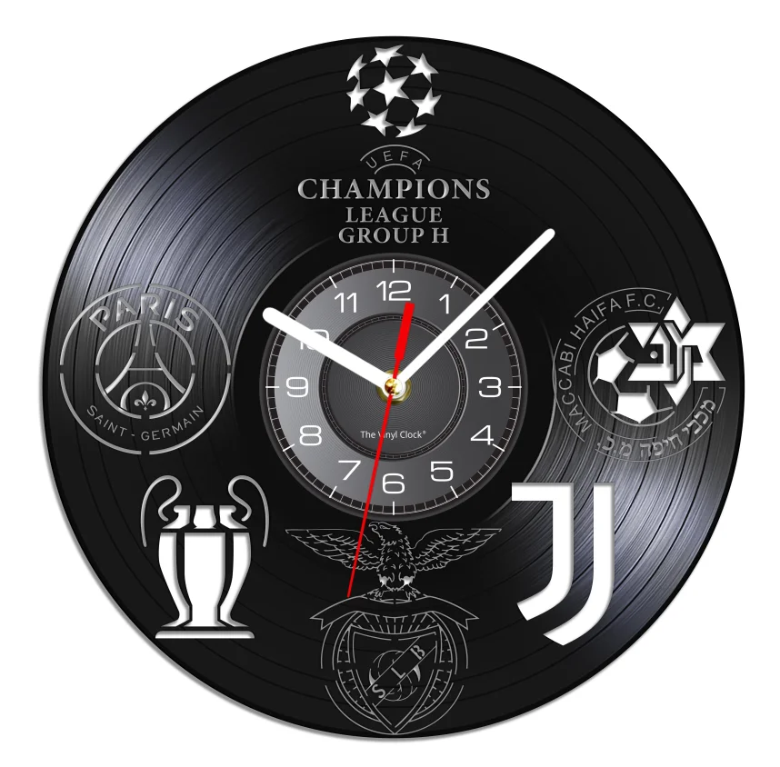 Custom Order Your Design And Logo Personal Personalized Vinyl Clock Vintage Customization Record Watch Timepieces New Year Gift