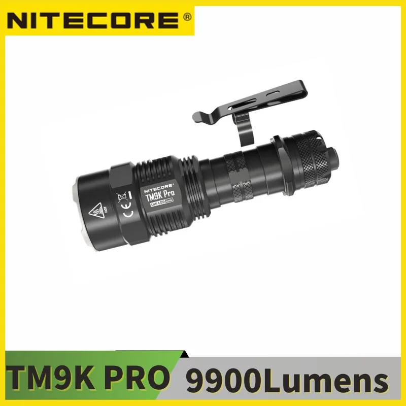 Высокопроизводительный тактический фонарик NITECORE TM9K PRO 9900 люмен для самообороны