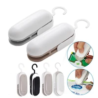 mini sealing clip portable heat sealer organizer plastic packing storage bag food snack handy sticker and seals kitchen gadgets