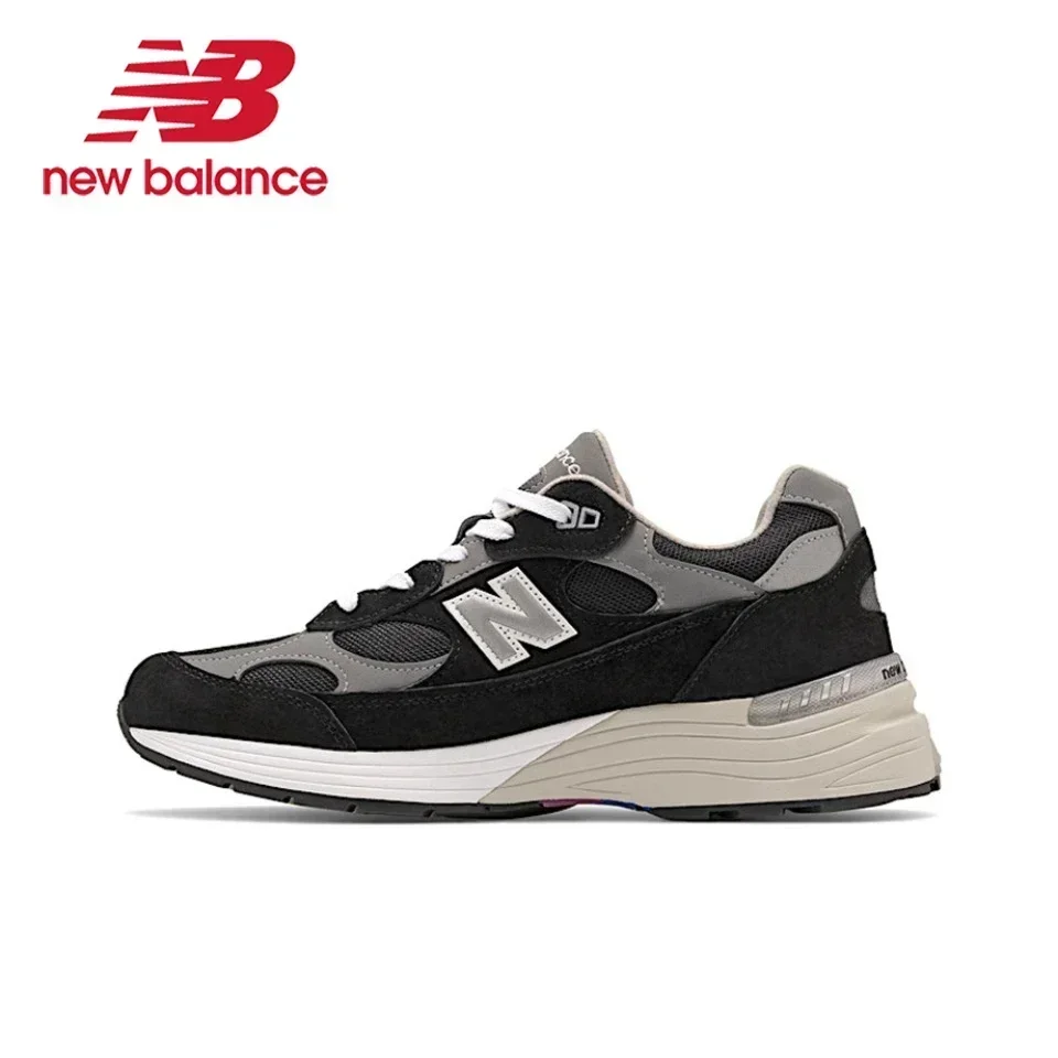 New Balance NB NB992 Классические винтажные сетчатые кожаные повседневные мужские и женские кроссовки Белый Серый (art.: 3920caf2b53bf) - 3920caf2b53bf