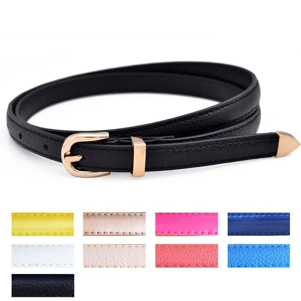 Spring And Summer Versatile Fashion Belt Gold Three Piece Belt Leisure Thin Belt Jeans Skirt For Women Clothes Accessories 2022