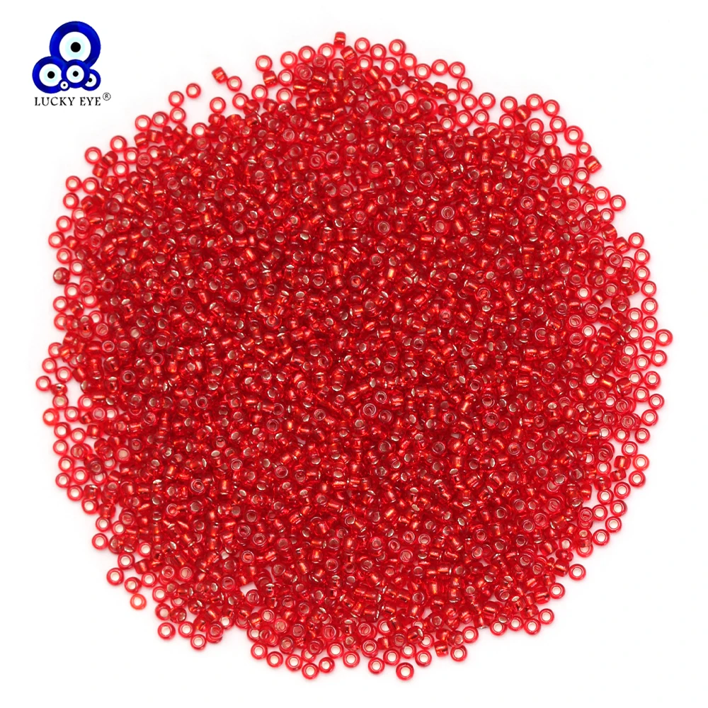 Набор стеклянных бусин Lucky Eye брендового цвета ярких цветов для изготовления