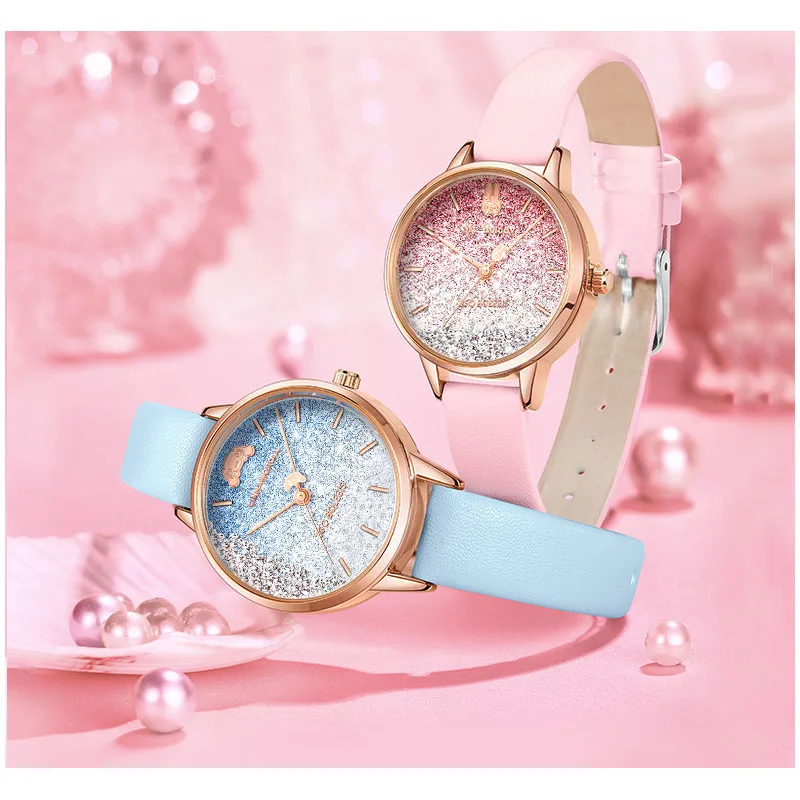 

Kawaii Sanrio Watches Hello Kittys Accessories Cute Anime Student Waterproof Fashion Rhinestone Quartz Watches Toys Girls Gift
