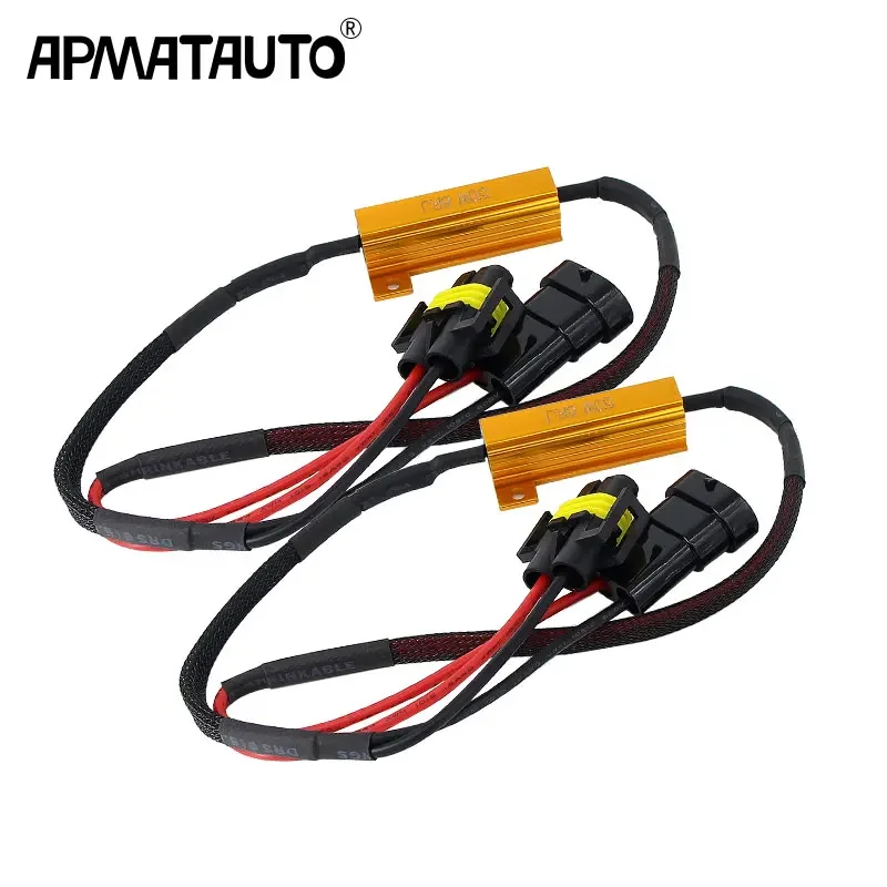 

2X 50 Вт H4 H7 H11 9006 hb3 hb4 h9 h8 h10 Автомобильный резистор нагрузки Error Canceller Светодиодный декодер Canbus Free Wiring Canceller Decoder Light