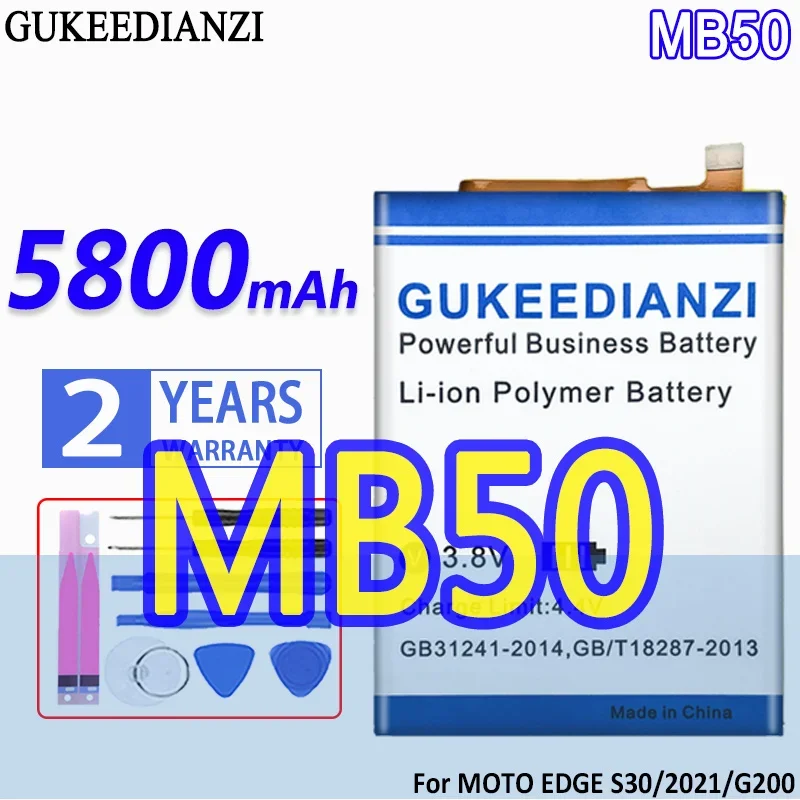 

5800mAh High Capacity Battery For Motorola Moto EDGE S30/2021/G200 XT2175-2 Mobile Phone Batteries High Quality