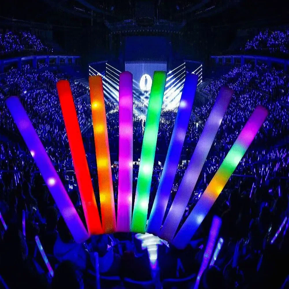8 шт. светодиодные светящиеся палочки россыпью красочные разноцветные лампы из