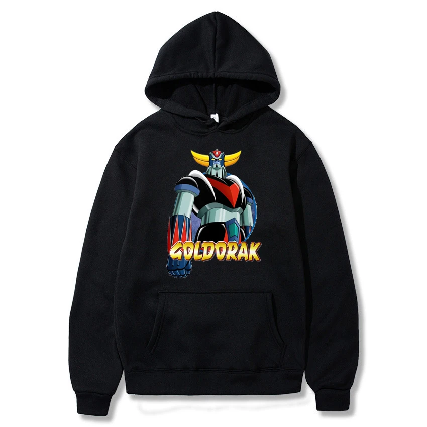 

Anime Grendizer Hoodies UFO Robot Goldorak Print Streetwear Men Women Fashion Oversized Sweatshirts Hoodie Pullovers Tracksuits