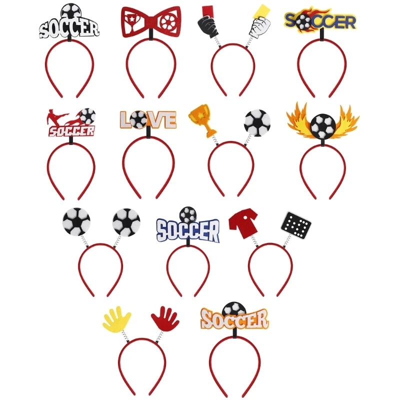 

Soccer Headband Hair Hoop Cheerleading Headband Football Headband Cheer Headband