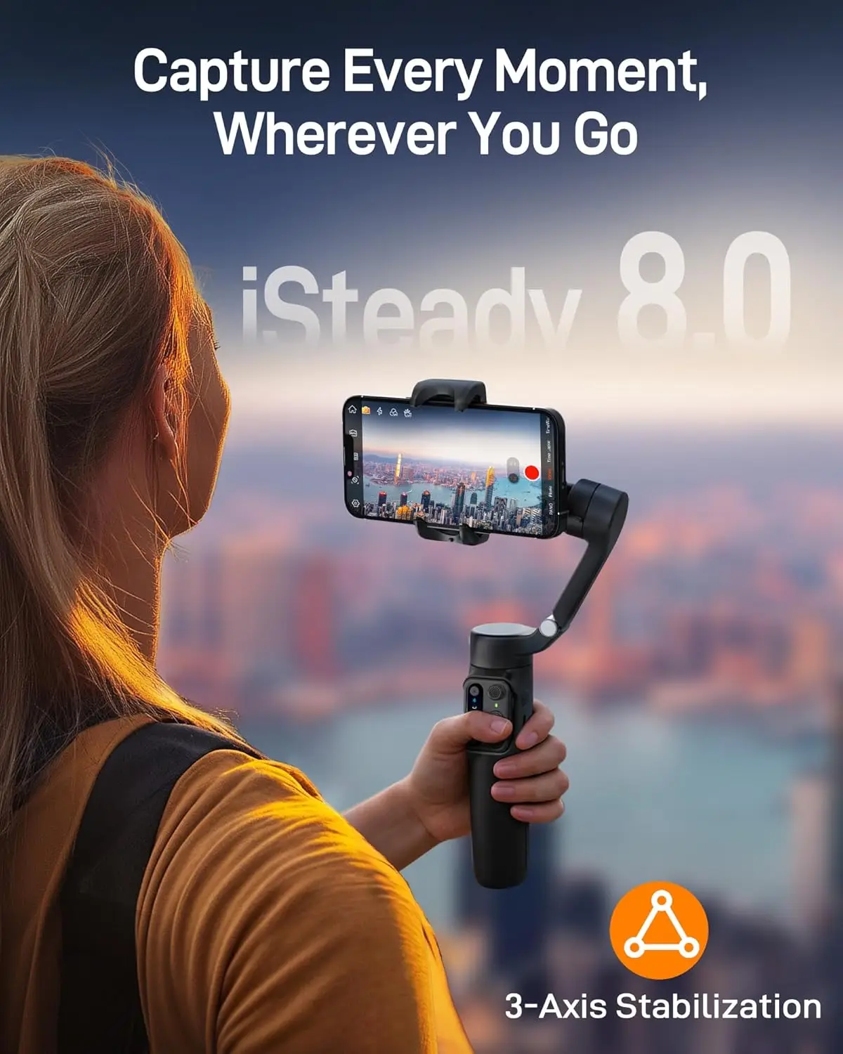 Hohem iSteady X3 SE 2024 3-осевой подвес с дистанционным управлением складной ручной