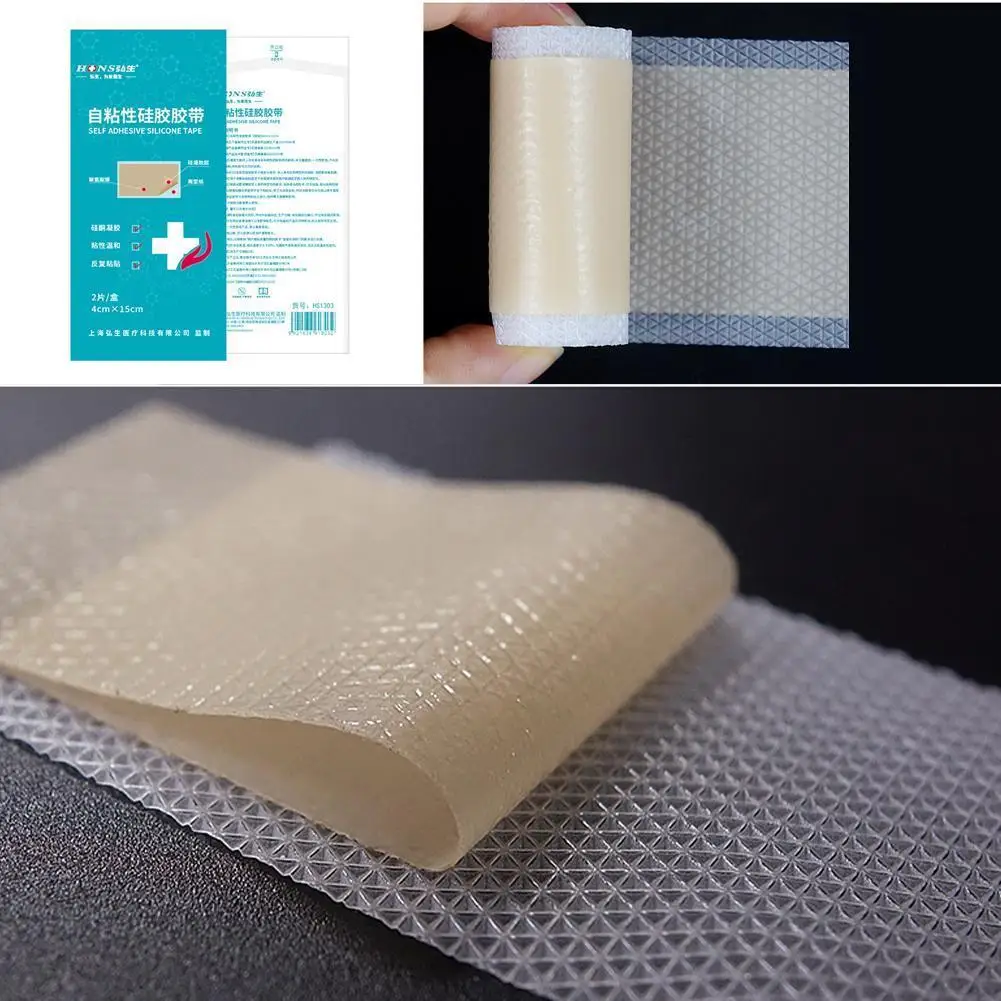 

Silicone Gel Efficient Beauty Scar Removal Silicone Gel Self-Adhesive Silicone Gel Tape Patch For Acne Burn Scar Reduce