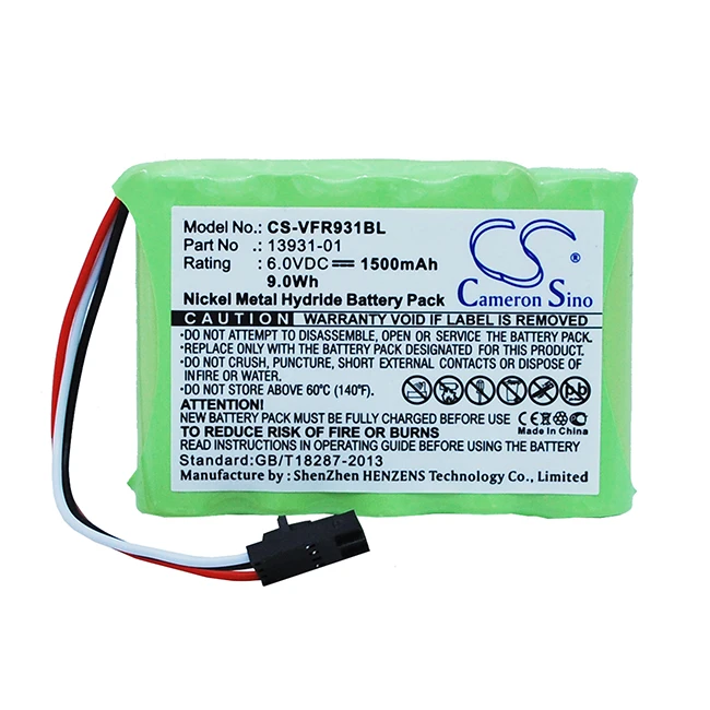

Cameron Sino 1500mAh Battery For Verifone Ruby Console CPU-5 CPU-4 13466-01 13931-01