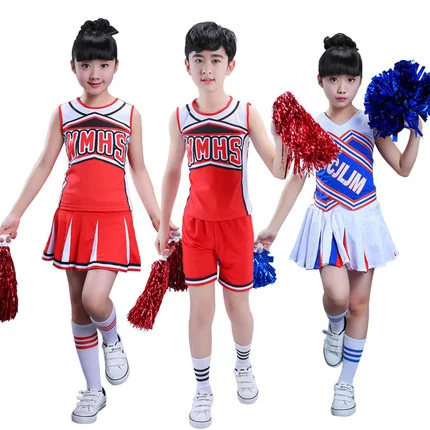 

sleeveless boys girls dance costume cheerleader costume modern dance costumes for kids long sleeve cheerleader costume boys girs