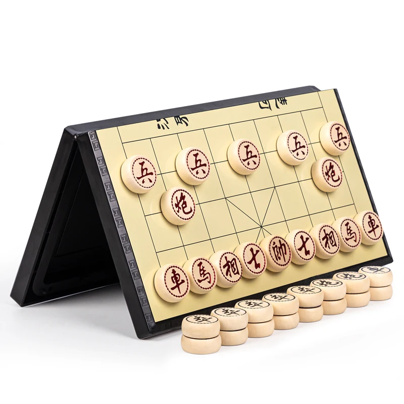 Folding Magnetic Chess Set High Quality Backgammon Strategy Board Game Table Family Entertainment Xadrez Tabuleiro Jogo Games