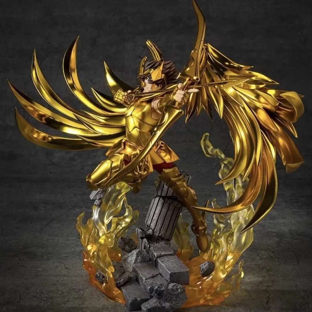 Фото Слепая коробка Saint Seiya, случайная фигурка Золотого Святого из ПВХ, классическая статуэтка персонажа аниме, коллекционный подарок-сюрприз для фанатов аниме. №5