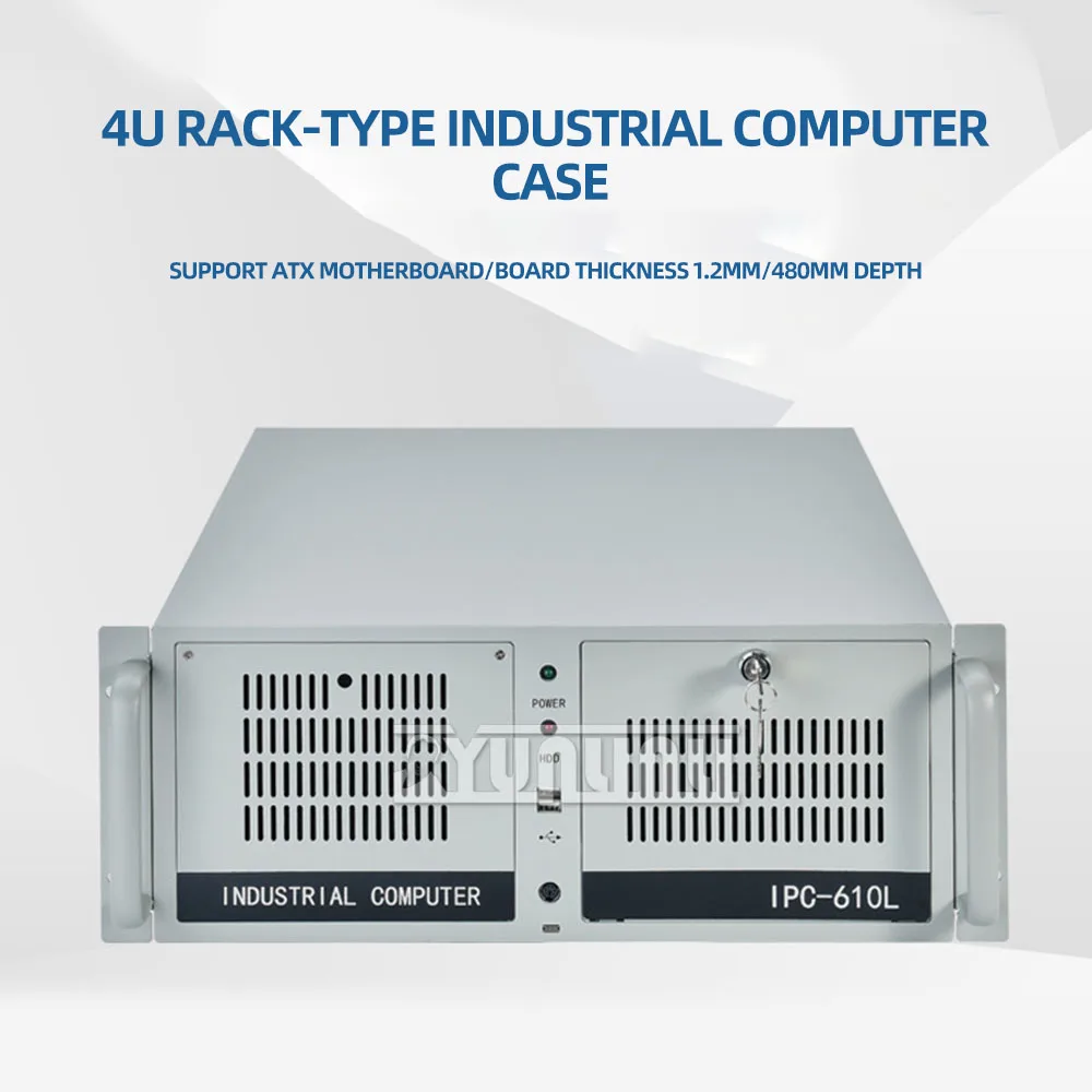 Фото Корпус промышленного компьютера Ipc-610l Серверный корпус 4u Стойка Тип 7-слотовый 14-слотовый сервер Промышленная компьютерная коробка №2