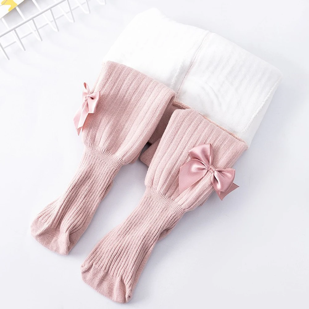 0-10Years 2022 Winter Knitted Baby Pantyhose For Girls Twist Children Bottom Toddler Kid Girl Ribbed Stockings Thicken Leggings
