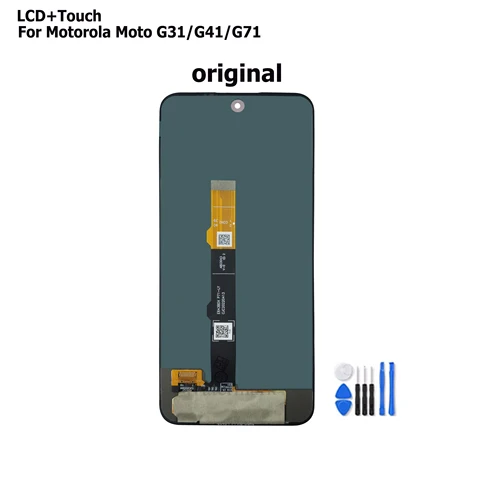 ЖК-экран XT2173 для Motorola Moto G31 G41 G71, дисплей с сенсорным экраном в сборе, запчасти для ремонта, оригинал протестирован