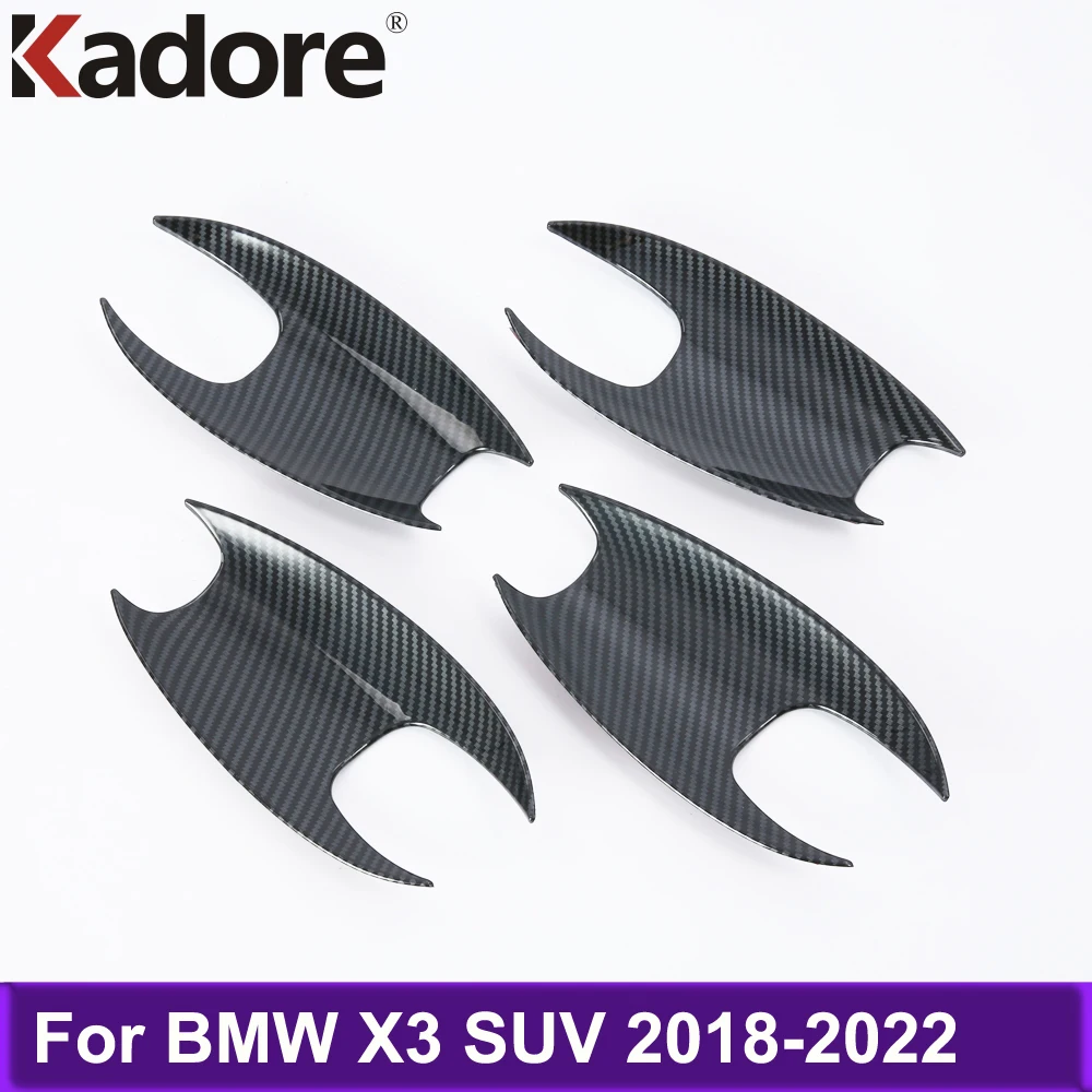 

Styling Car Accessories ABS Chrome Side Door Handle Bowl Cover Trim Car Sticker For BMW X3 SUV 2018-2020 2021 2022